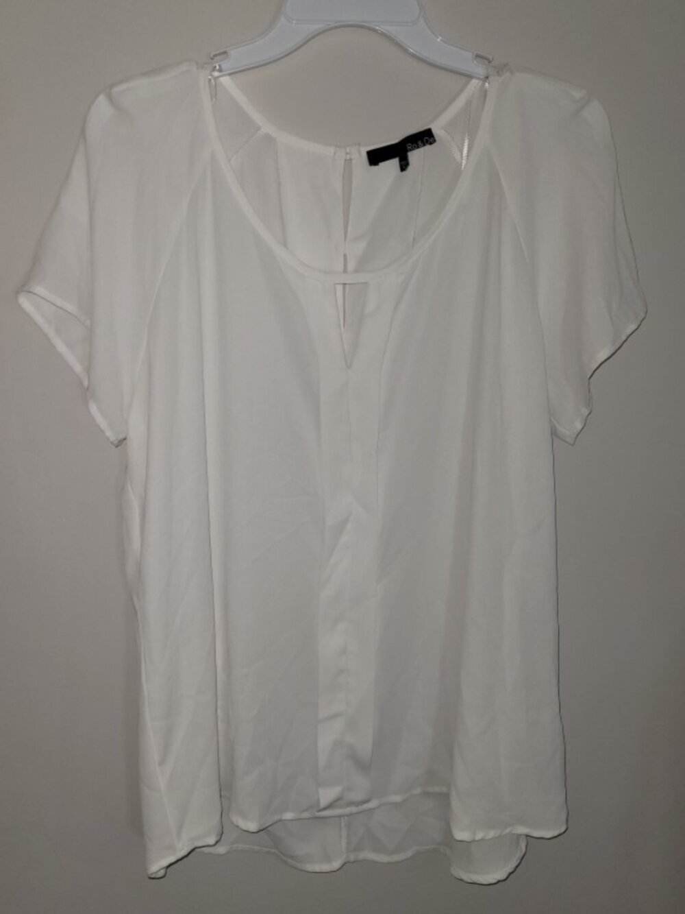 Ro & De Large White Blouse